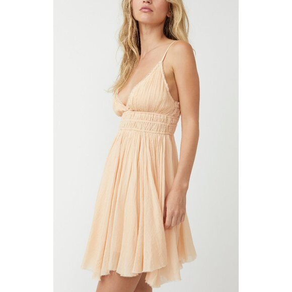 🆕 FREE PEOPLE FP One Delia Slip / Almond Cream - Picture 8 of 10